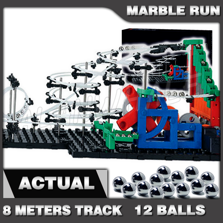Running Gear Track - 860cm Rail Marble Run Gear Drive