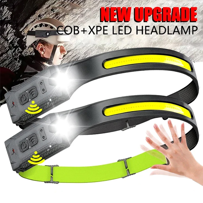 Running Headlamp Led - LED Headlamp USB Rechargeable 3-mode Lighting