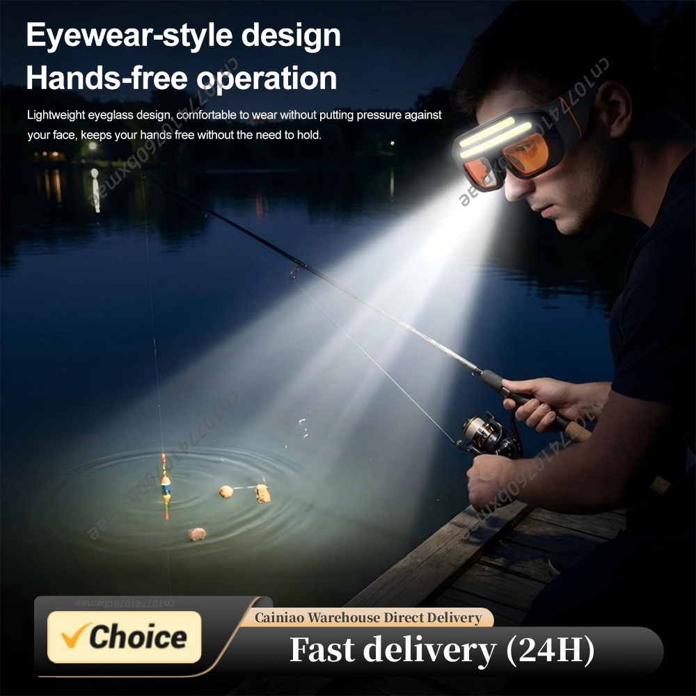 Running Headlamp Led - LED COB Double Light Source Protective