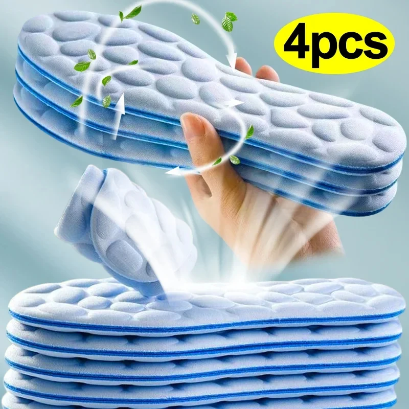Running Gear Woman - 2/4pcs Soft Massage Memory Foam Insoles