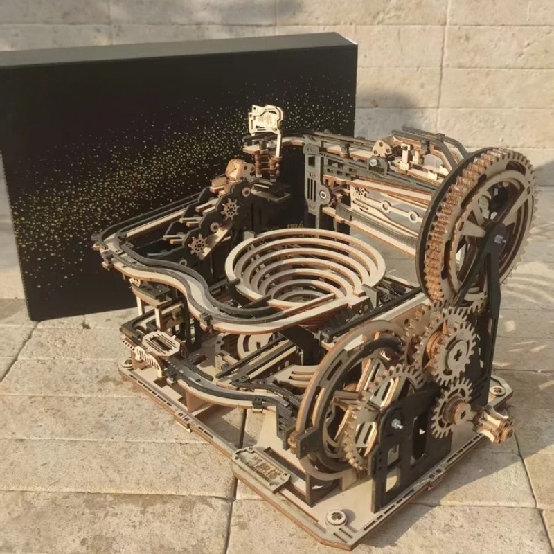 3D Wooden Ball Run Gears Sets  - đánh giá và giá Running Gear Track