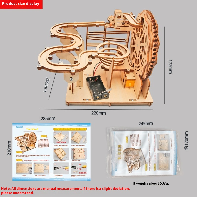 DIY Wooden Marble Run Kit – ST - đánh giá và giá Running Gear Track