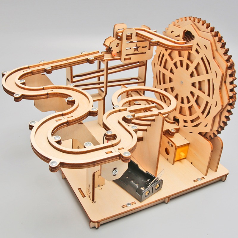 DIY Wooden Marble Run Kit – ST - đánh giá và giá Running Gear Track