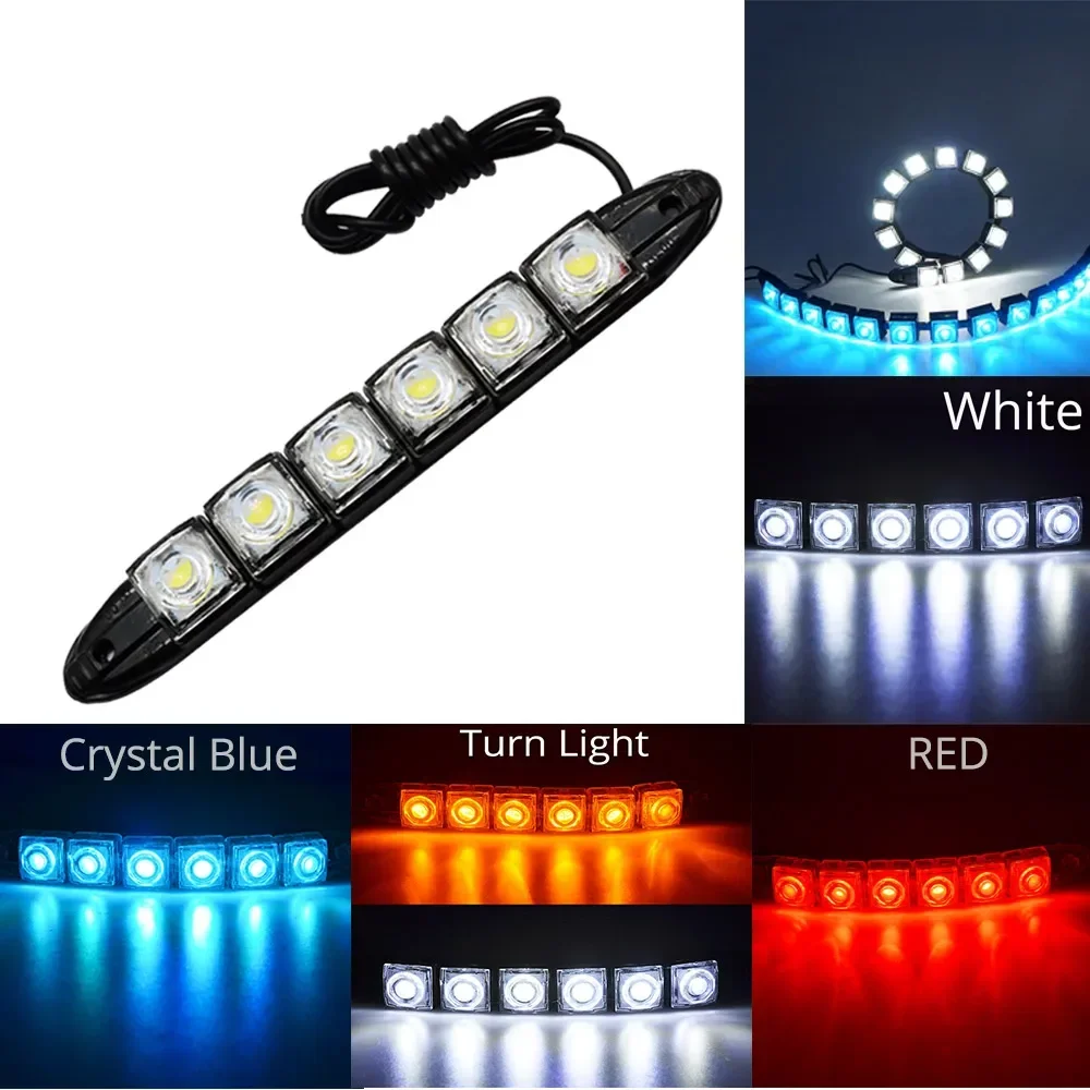 2PCS LED Waterproof DRL Light  - đánh giá và giá Running Headlamp Led