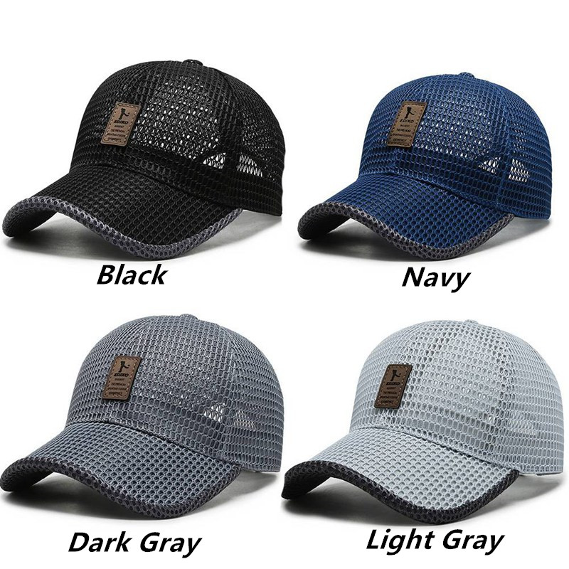 Full Mesh Quick Drying Summer  - đánh giá và giá Running Cap Mesh