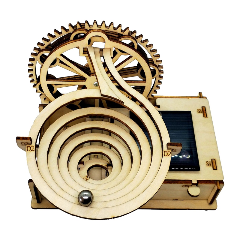 Practical 3D Wooden Marble Run - đánh giá và giá Running Gear Track