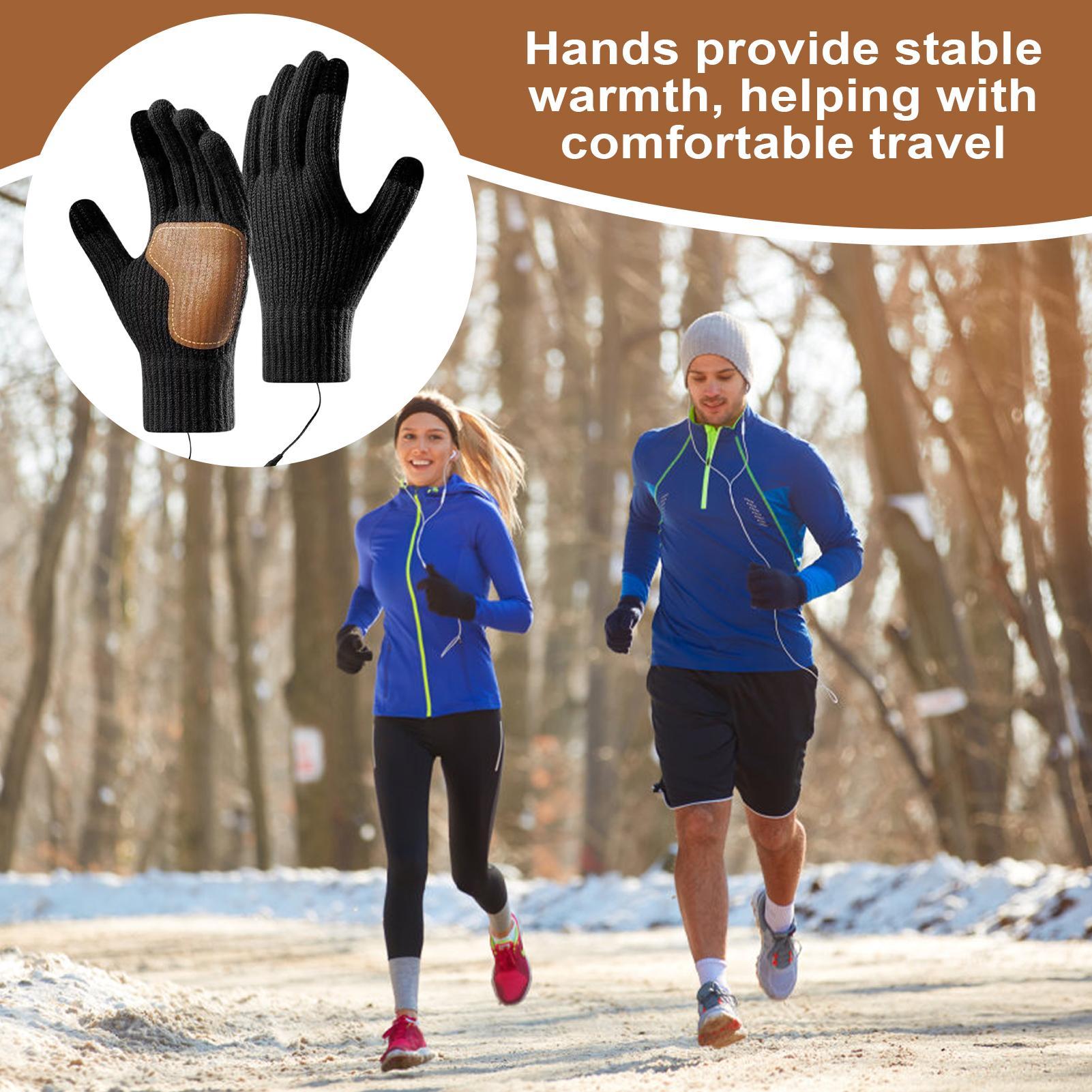 USB Heated Gloves with Touchsc - đánh giá và giá Running Gear In Cold Weather