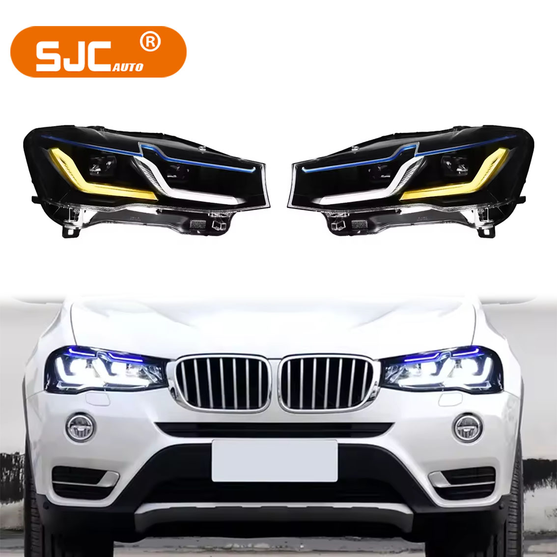 Auto Car Head Lights For BMW F - đánh giá và giá Running Headlamp Led