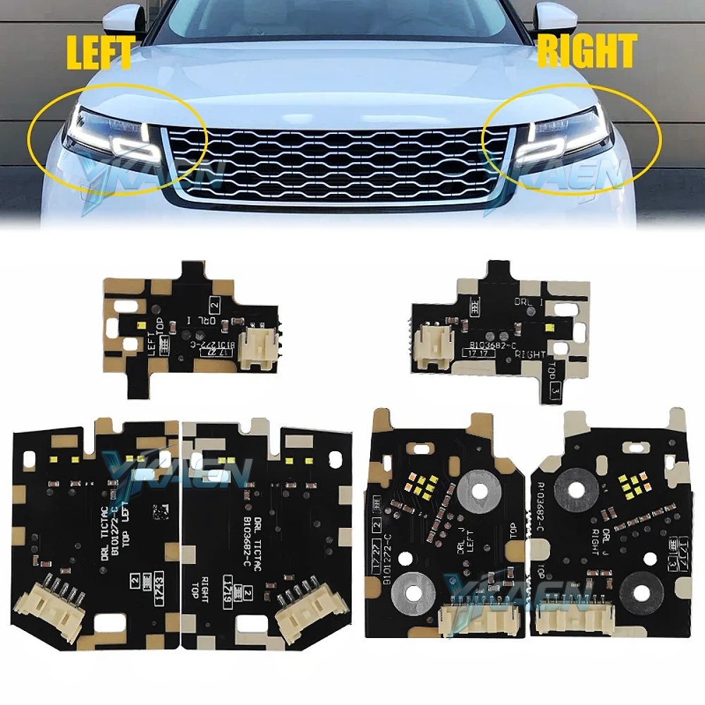 B101672-C White DRL Boards Day - đánh giá và giá Running Headlamp Led