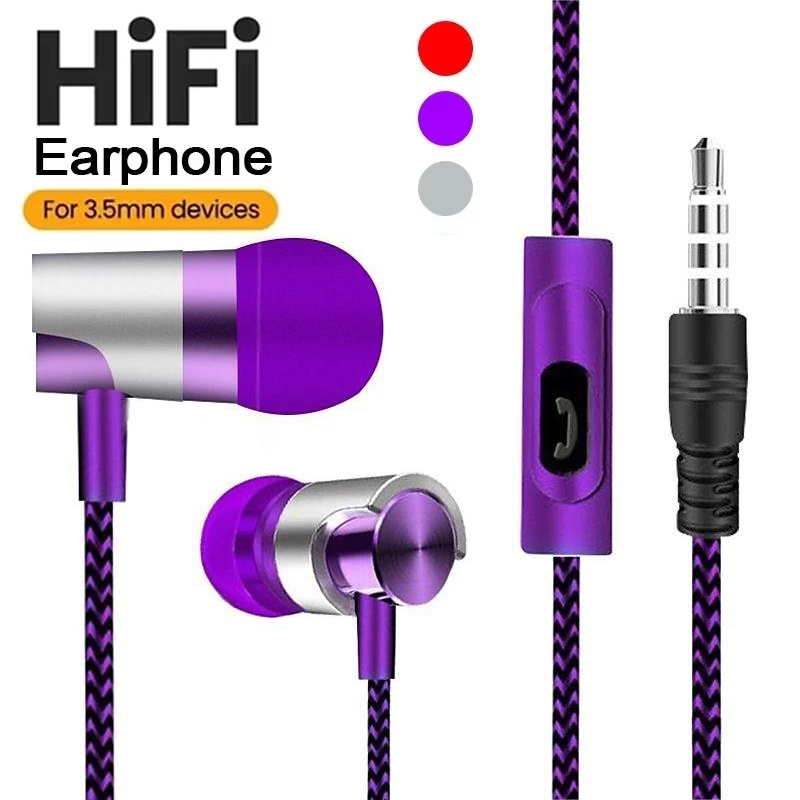 Wired Earphones In-Ear Headset - đánh giá và giá Running Gear Headphones