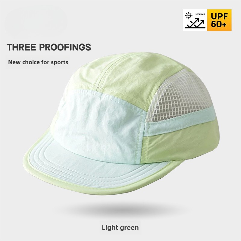 Color-Blocked Quick-drying Bas - đánh giá và giá Running Cap Mesh