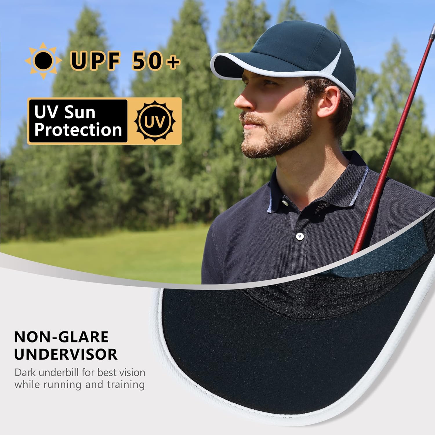 GADIEMKENSD Stretchy Fabric Ru - đánh giá và giá Running Cap Mesh