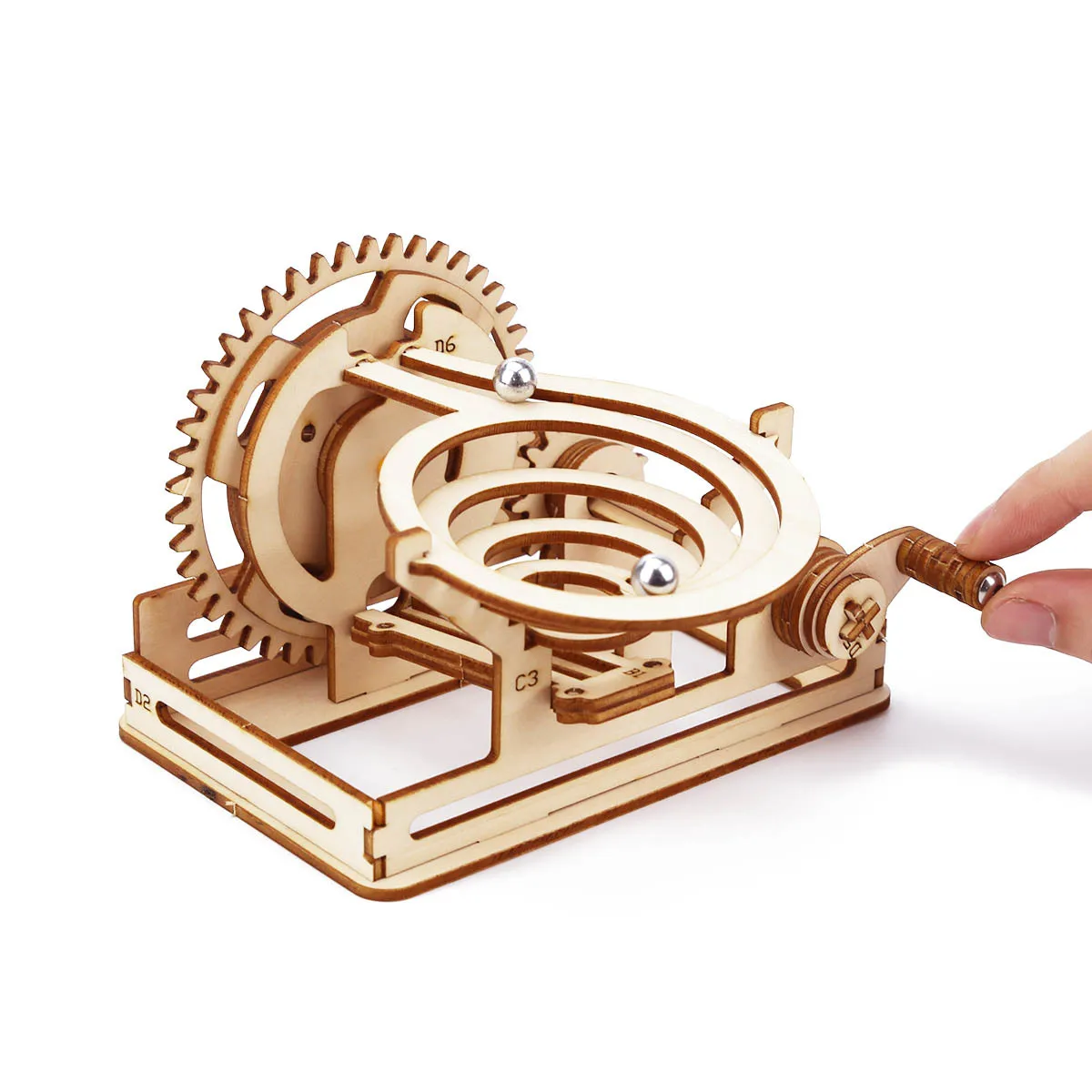 DIY Mechanical Iron Ball Maze  - đánh giá và giá Running Gear Track