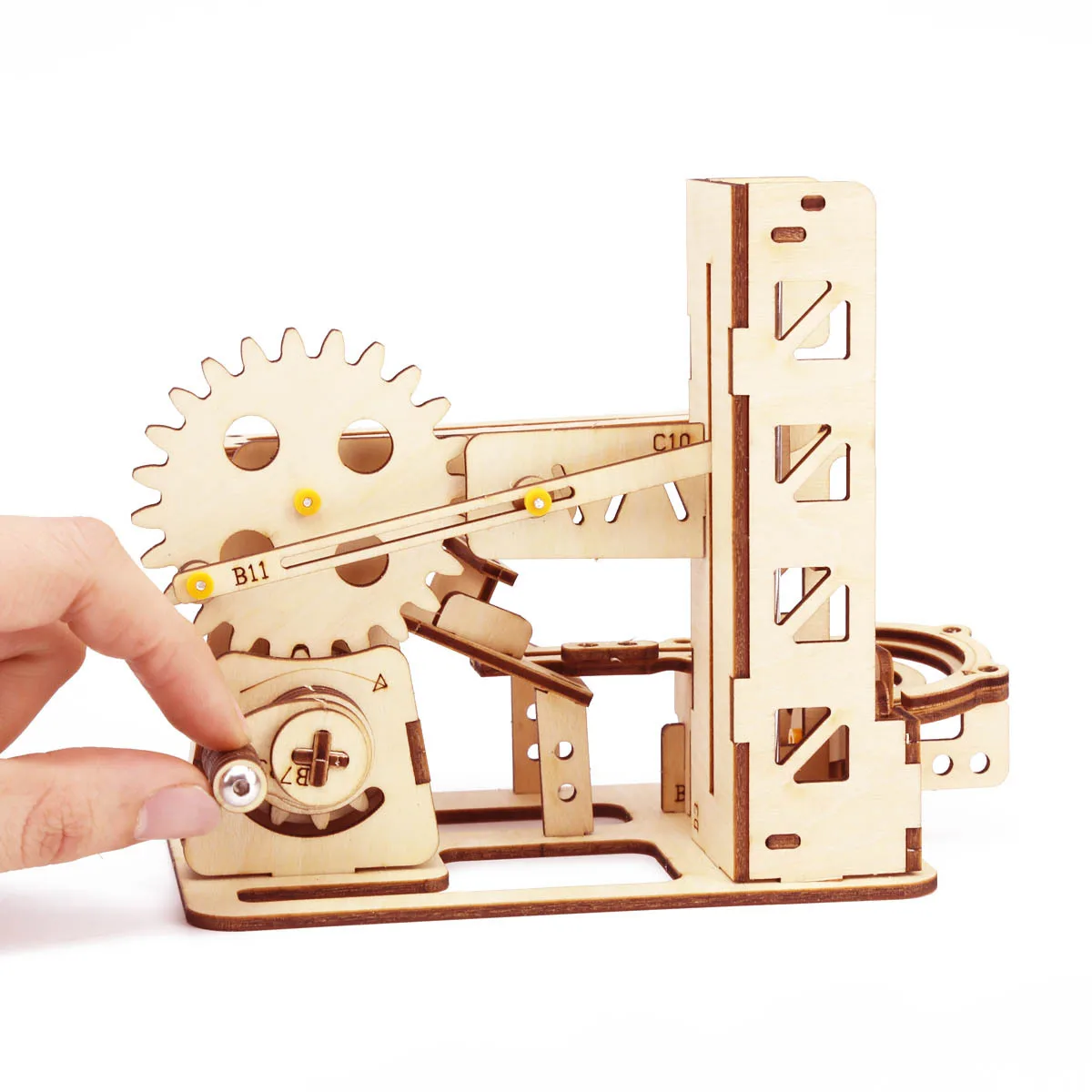 DIY Mechanical Iron Ball Maze  - đánh giá và giá Running Gear Track