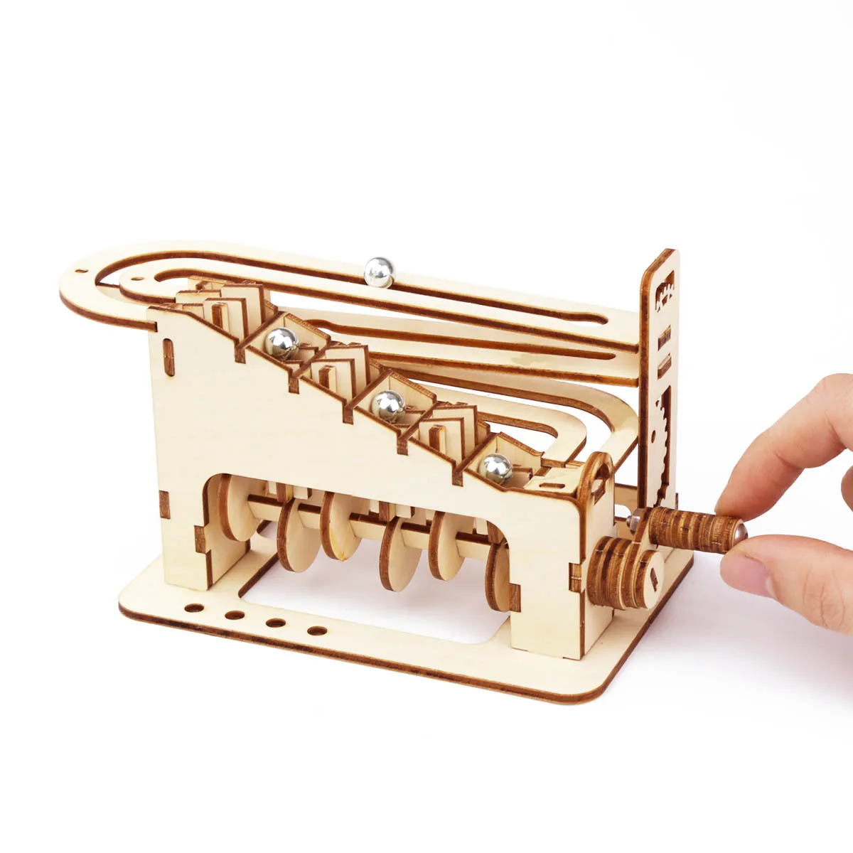 DIY Mechanical Iron Ball Maze  - đánh giá và giá Running Gear Track