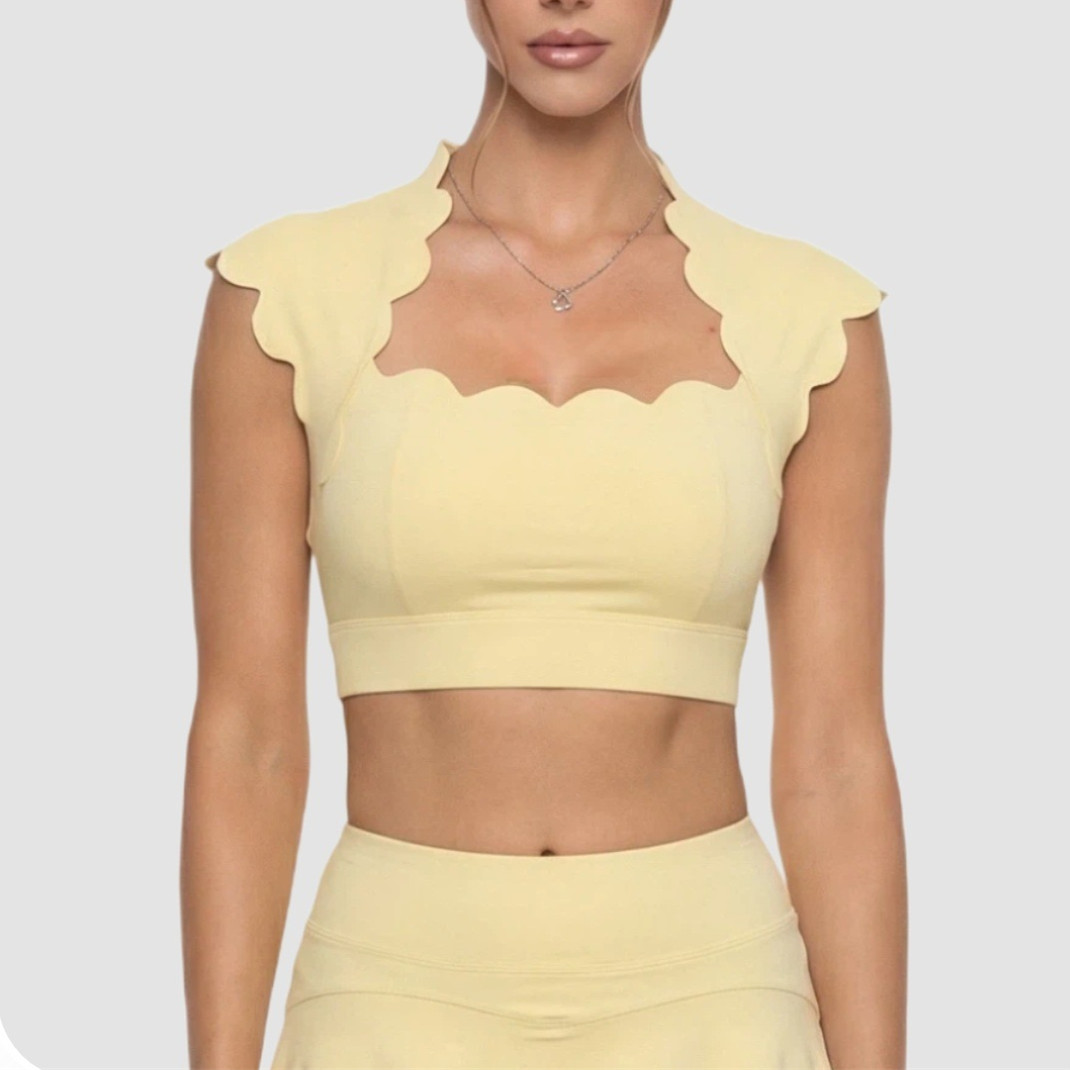 Pad Wavy Women Sports Vest Yog - đánh giá và giá Running Gear Woman